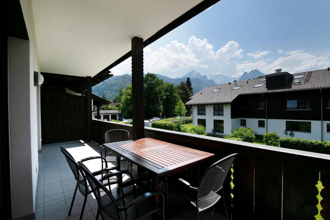 Mountain View Apartment การ์มิช-พาร์เทนเคียร์เชน ภายนอก รูปภาพ